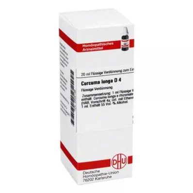 CURCUMA LONGA Verdunning D 4, 20 ml CURCUMA LONGA Verdunning D 4, 20 ml
