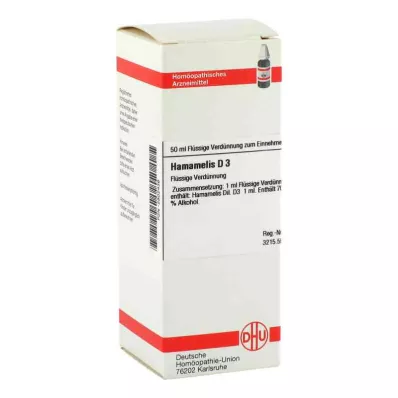 HAMAMELIS D 3 Verdunning, 50 ml