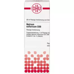 NATRIUM SULFURICUM D 30 Verdunning, 20 ml