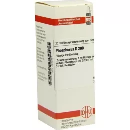 PHOSPHORUS D 200 verdunning, 20 ml