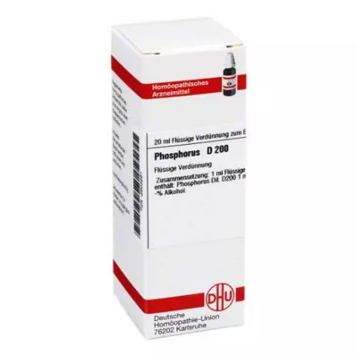 PHOSPHORUS D 200 verdunning, 20 ml