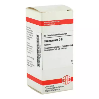 STRAMONIUM D 6 tabletten, 80 stuks STRAMONIUM D 6 tabletten, 80 stuks