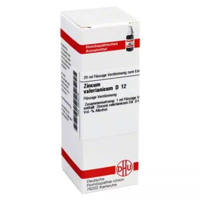 ZINCUM VALERIANICUM D 12 Verdunning, 20 ml ZINCUM VALERIANICUM D 12 Verdunning, 20 ml