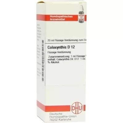 COLOCYNTHIS D 12 Verdunning, 20 ml