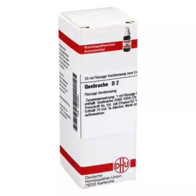 QUEBRACHO D 2 Verdunning, 20 ml
