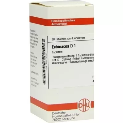 ECHINACEA HAB D 1 tabletten, 80 stuks