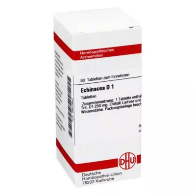 ECHINACEA HAB D 1 tabletten, 80 stuks ECHINACEA HAB D 1 tabletten, 80 stuks