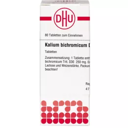 KALIUM BICHROMICUM D 30 tabletten, 80 st