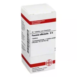 PAEONIA OFFICINALIS D 6 tabletten, 80 stuks