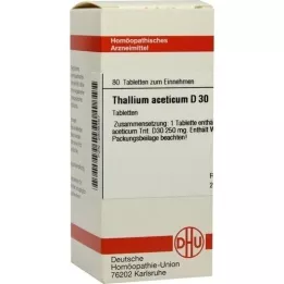 THALLIUM ACETICUM D 30 tabletten, 80 st