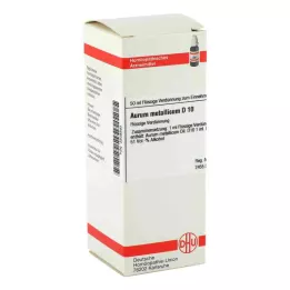AURUM METALLICUM Verdunning D 10, 50 ml