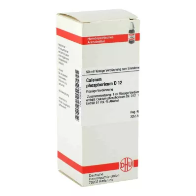 CALCIUM PHOSPHORICUM D 12 Verdunning, 50 ml CALCIUM PHOSPHORICUM D 12 Verdunning, 50 ml