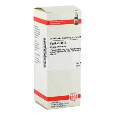 CANTHARIS D 12 Verdunning, 50 ml