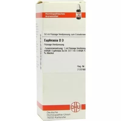 EUPHRASIA D 3 Verdunning, 50 ml