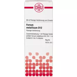 FERRUM METALLICUM D 12 Verdunning, 50 ml