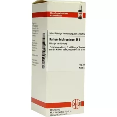 KALIUM BICHROMICUM Verdunning D 4, 50 ml