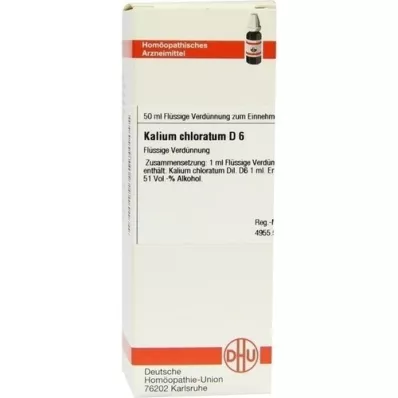 KALIUM CHLORATUM D 6 Verdunning, 50 ml