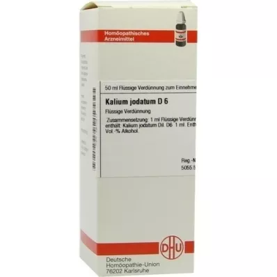 KALIUM JODATUM D 6 Verdunning, 50 ml