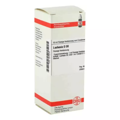 LACHESIS D 30 Verdunning, 50 ml