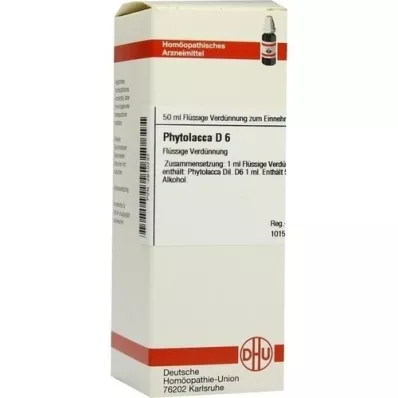 PHYTOLACCA D 6 Verdunning, 50 ml