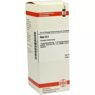 RUTA D 3 Verdunning, 50 ml