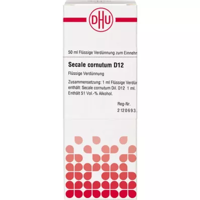 SECALE CORNUTUM D 12 Verdunning, 50 ml