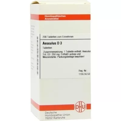 AESCULUS D 3 tabletten, 200 stuks