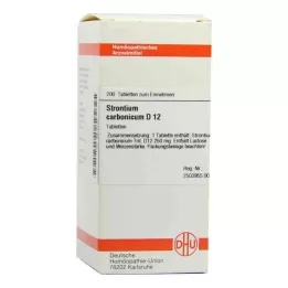 STRONTIUM CARBONICUM D 12 tabletten, 200 stuks