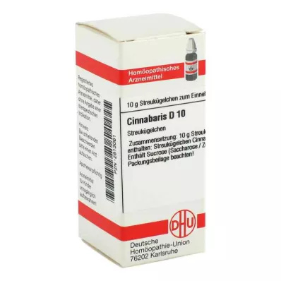CINNABARIS D 10 bolletjes, 10 g