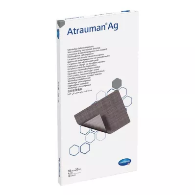 ATRAUMAN Steriele kompressen Ag 10x20 cm, 10 stuks ATRAUMAN Steriele kompressen Ag 10x20 cm, 10 stuks