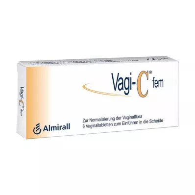VAGI C Fem vaginale tabletten, 6 stuks