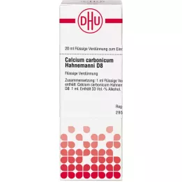 CALCIUM CARBONICUM Hahnemanni D 8 Verdunning, 20 ml