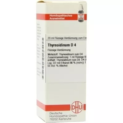 THYREOIDINUM Verdunning D 4, 20 ml