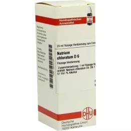 NATRIUM CHLORATUM D 6 Verdunning, 20 ml