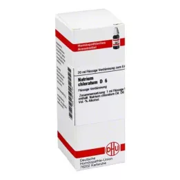 NATRIUM CHLORATUM D 6 Verdunning, 20 ml