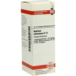 NATRIUM CHLORATUM D 12 Verdunning, 20 ml