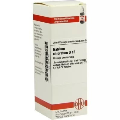 NATRIUM CHLORATUM D 12 Verdunning, 20 ml