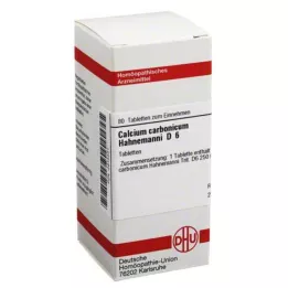 CALCIUM CARBONICUM Hahnemanni D 6 tabletten, 80 stuks