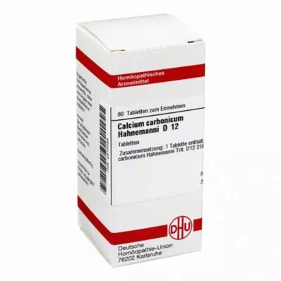 CALCIUM CARBONICUM Hahnemanni D 12 tabletten, 80 st CALCIUM CARBONICUM Hahnemanni D 12 tabletten, 80 st