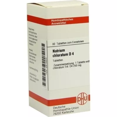 NATRIUM CHLORATUM D 4 tabletten, 80 st