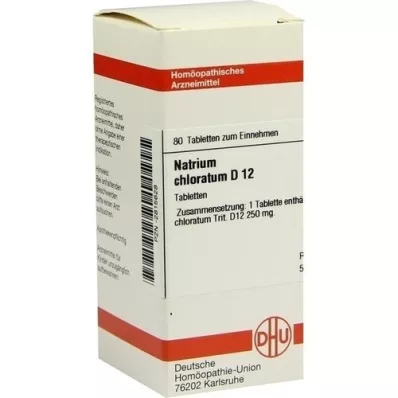 NATRIUM CHLORATUM D 12 tabletten, 80 stuks