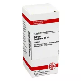 NATRIUM CHLORATUM D 12 tabletten, 80 stuks