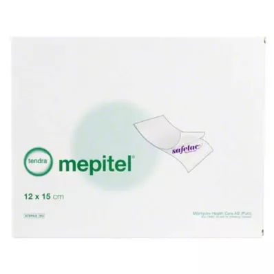 MEPITEL Siliconen gaasverband 12x15 cm steriel, 5 stuks MEPITEL Siliconen gaasverband 12x15 cm steriel, 5 stuks