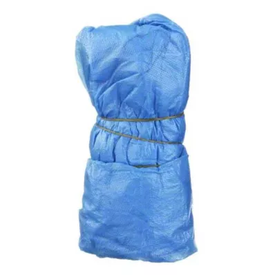 ÜBERSCHUHE Wegwerp plastic blauw, 10 stuks