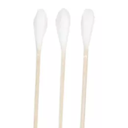 WATTESTÄBCHEN met katoenen hoofd 15 cm medium, 100 stuks