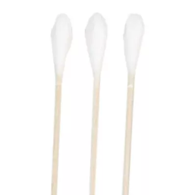 WATTESTÄBCHEN met katoenen hoofd 15 cm medium, 100 stuks