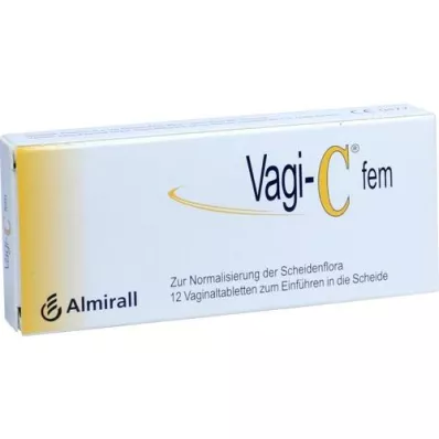 VAGI C Fem vaginale tabletten, 12 stuks