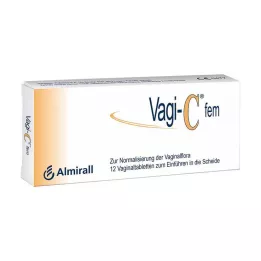 VAGI C Fem vaginale tabletten, 12 stuks