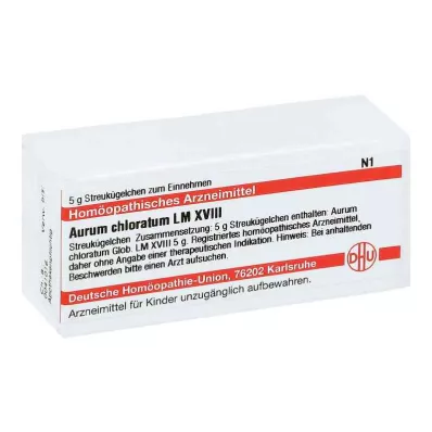 AURUM CHLORATUM LM XVIII Bolletjes, 5 g AURUM CHLORATUM LM XVIII Bolletjes, 5 g