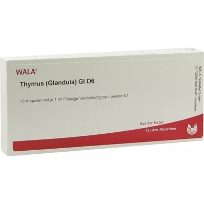 THYMUS GLANDULA GL D 6 Ampullen, 10X1 ml